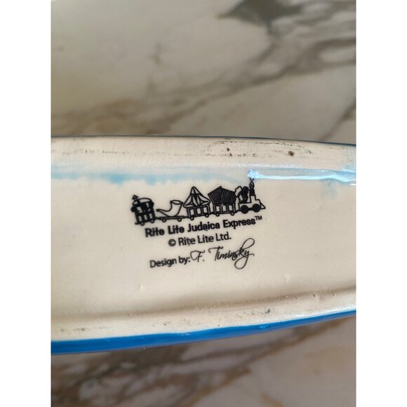 Rite Lite Noahs Ark Ceramic Menorah Childrens Hanakah - Picture 5 of 6